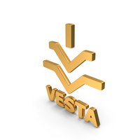 Vesta Planet Icon Gold PNG & PSD Images