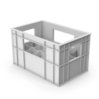 Monochrome Bottle Crate PNG & PSD Images