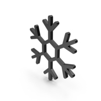 Snowflake Black PNG & PSD Images