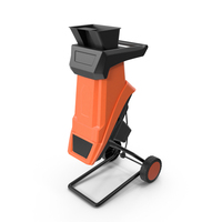 Compact Electric Wood Chipper Orange PNG & PSD Images