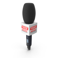 Fake News Interview Microphone Square PNG & PSD Images