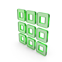 Nine Square Menu Frame Icon PNG & PSD Images