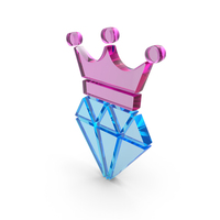 Diamond Crown Symbol PNG & PSD Images