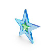 Star In Star Frame PNG & PSD Images