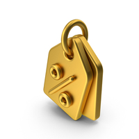 Gold Discount Tag PNG & PSD Images