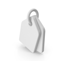 White Price Tag PNG & PSD Images