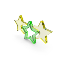 Three Stars Design Symbol PNG & PSD Images
