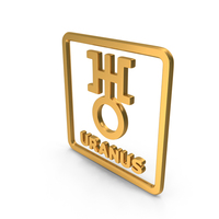 Uranus Planet With Box Icon Gold PNG & PSD Images