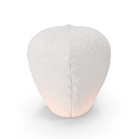 Blazing Sky Lantern White Color PNG & PSD Images