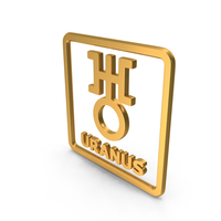 Uranus Planet With Box Icon Gold PNG & PSD Images