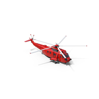Search and Rescue Helicopter Red PNG & PSD Images