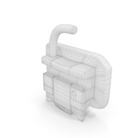Self Ligating Dental Braces Bracket  Wireframe Open PNG & PSD Images