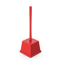 Red Toilet Brush PNG & PSD Images