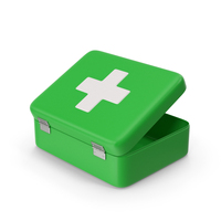 Green First Aid Box PNG & PSD Images