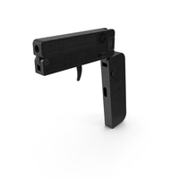 Foldable Wallet Pistol Unfolded PNG & PSD Images
