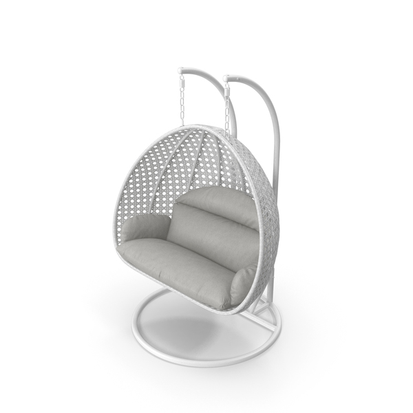 Garden Hanging Egg Chair White PNG & PSD Images