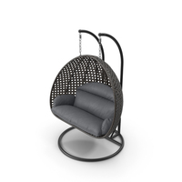 Outdoor Egg Chair Black PNG & PSD Images