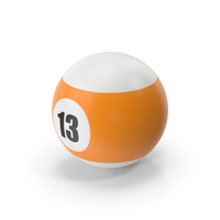 Pool And Snooker Ball 13 PNG & PSD Images