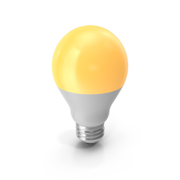 LED Light Bulb Yellow PNG & PSD Images