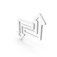 Double Arrow Up Down Directional Frames PNG & PSD Images