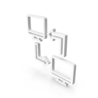 Network Computers Transfer Arrows PNG & PSD Images