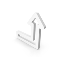 Up Single Arrow Directional Frame PNG & PSD Images