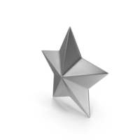 Small Silver Star PNG & PSD Images
