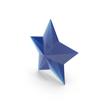 Small Blue Star PNG & PSD Images