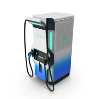 Freewire Ultrafast EV Boost Charger 200 Blue PNG & PSD Images