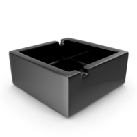 Square Ashtray Black PNG & PSD Images