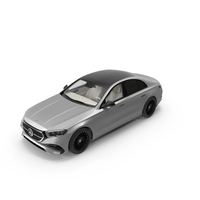 Mercedes E-class Silver Color PNG & PSD Images