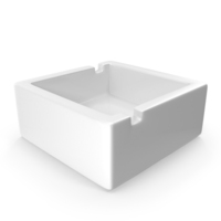 Square Ashtray White PNG & PSD Images