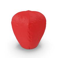 Sky Lantern Red Color PNG & PSD Images
