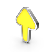 Arrow Up Icon Yellow PNG & PSD Images