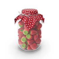 Strawberries In A Jar PNG & PSD Images