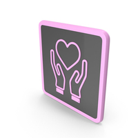 Hands With Heart Secure And Safety Coloured Icon PNG & PSD Images