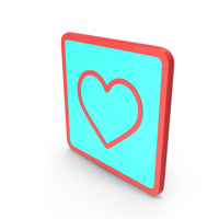 Heart Coloured Icon PNG & PSD Images