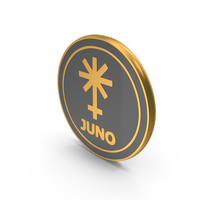 Juno Planet With Coin Icon Gold PNG & PSD Images