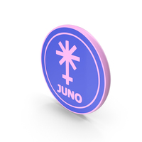 Juno Planet With Coloured Coin Icon PNG & PSD Images