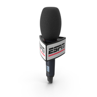 ESPN Reporter Wireless Microphone Triangular PNG & PSD Images