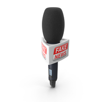 Fake News Handheld Microphone Triangular PNG & PSD Images