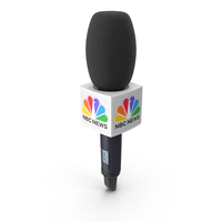 NBC News Interview Mic Wireless Square PNG & PSD Images