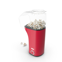 Popcorn Maker Machine Dash Red PNG & PSD Images