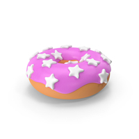 Cartoon Donut PNG & PSD Images