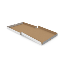 Pizza Box 40 40 4 Full Opened White PNG & PSD Images