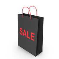 Black Shopping Bag PNG & PSD Images