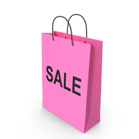Pink Shopping Bag PNG & PSD Images