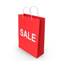 Red Shopping Bag PNG & PSD Images