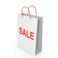 White Shopping Bag PNG & PSD Images