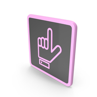 Pointed Hand Counting Hand Coloured Icon PNG & PSD Images